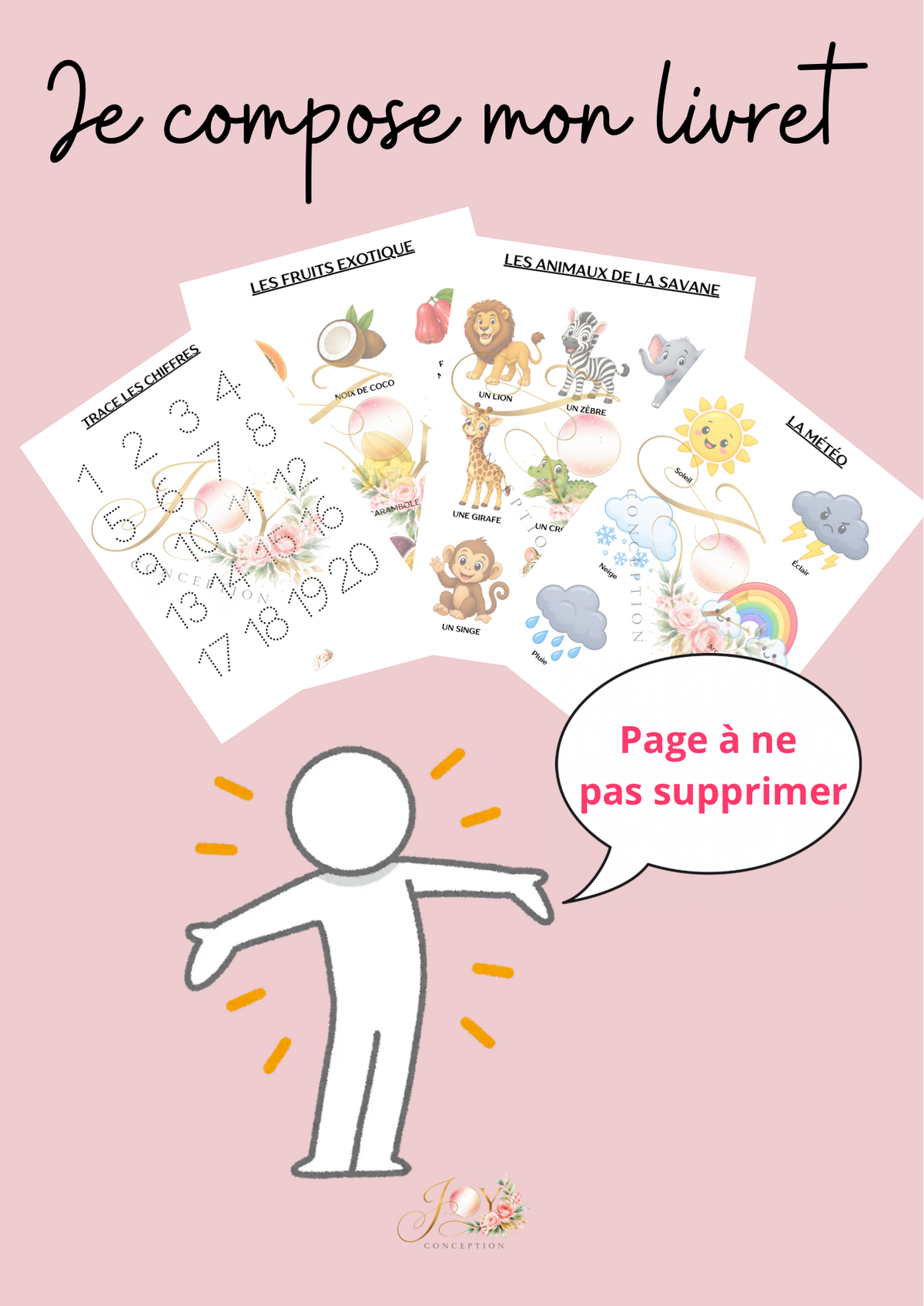 Compose ton livret personnalisé