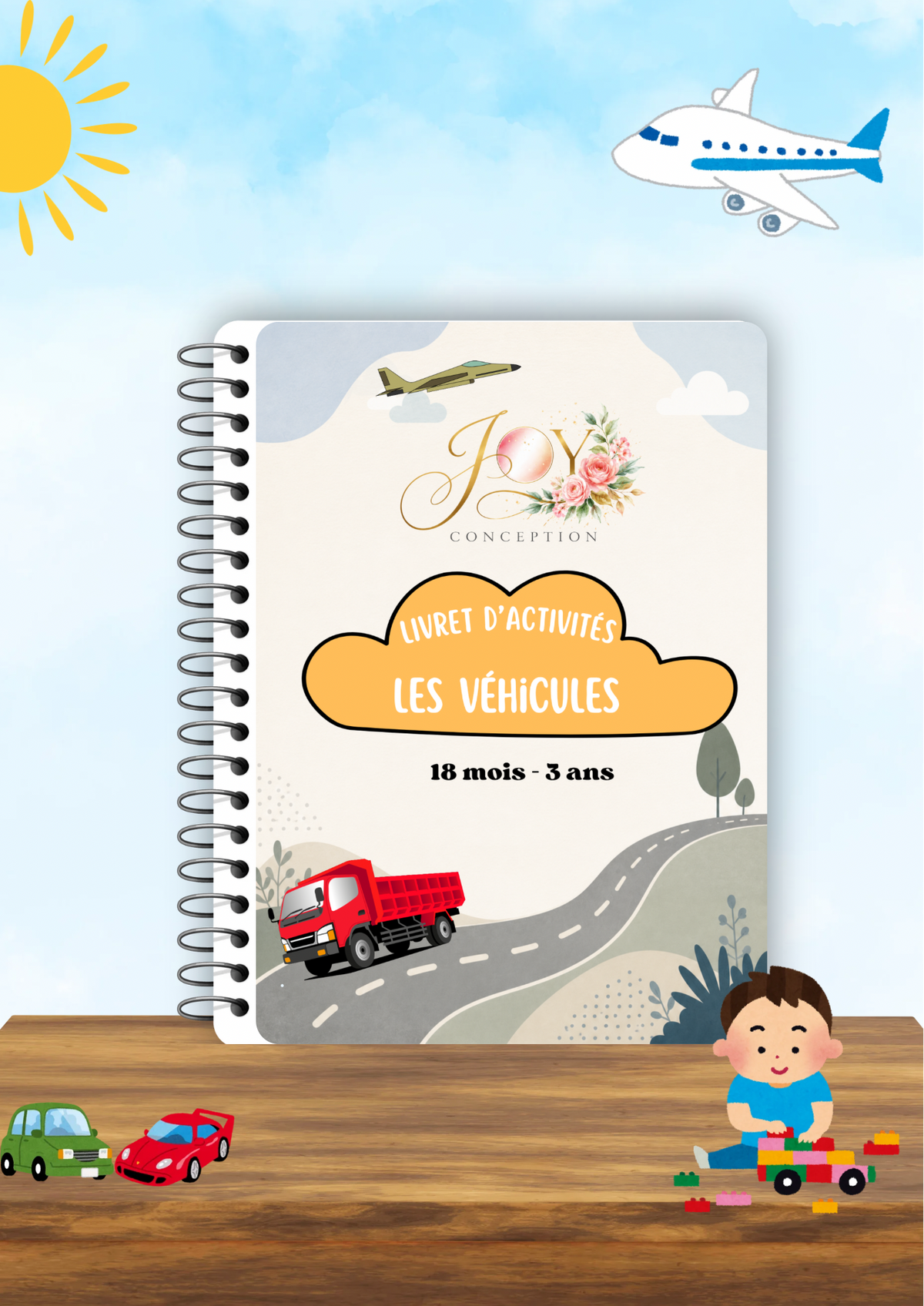 Livret d’activités - Les Véhicules - 18 mois/3 ans