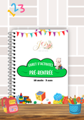 Livret d’activité pré-rentreé - 20 pages - 18 mois - 3 ans