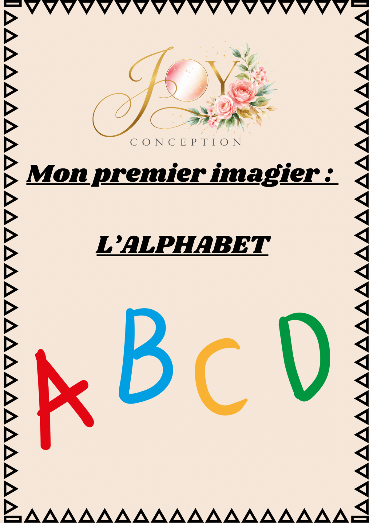 Mon Imagiers de l'Alphabet - 26 pages - POCKET